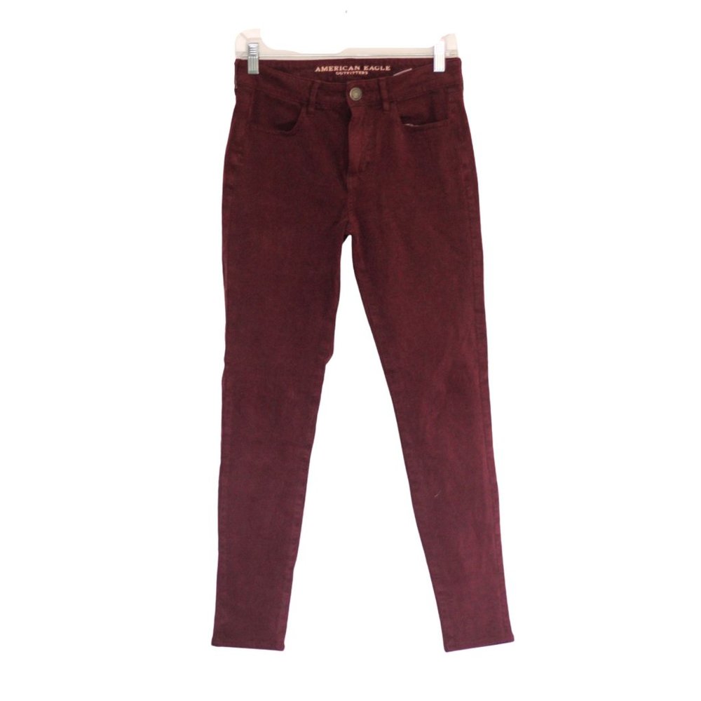 American Eagle Super Stretch Burgundy Jeans/Pants | Size 4